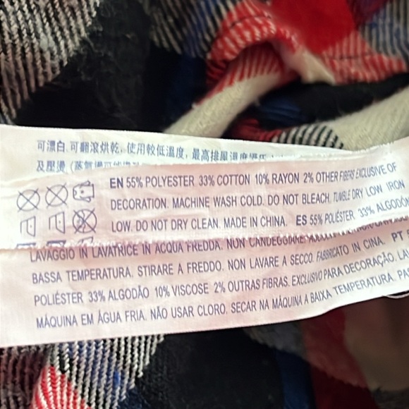 Forever21 Flannel Plaid Tunic - Picture 6 of 6